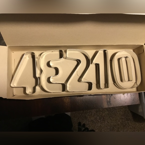 VINTAGE~Kaiser Backform Numbers Cookie Cutters~Zahlenausstecher - Picture 4 of 5